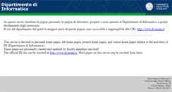 Desktop Screenshot of infocom.dico.unimi.it