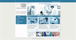 Desktop Screenshot of implantologiaorale.unimi.it