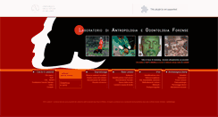 Desktop Screenshot of labanof.unimi.it