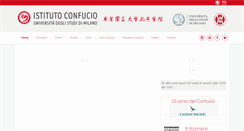 Desktop Screenshot of istitutoconfucio.unimi.it