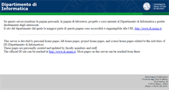 Desktop Screenshot of lincom.dico.unimi.it