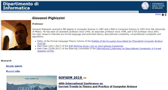 Desktop Screenshot of pighizzini.di.unimi.it