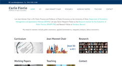 Desktop Screenshot of fiorio.economia.unimi.it