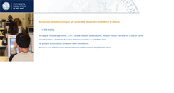 Desktop Screenshot of dcfe.unimi.it