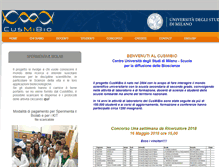 Tablet Screenshot of cusmibio.unimi.it